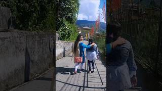 Sikkim Tour Visiting A Beautiful Monastery Near Gangtok  Couple Tour Vlog shorts ytshorts vlog [upl. by Asilad]