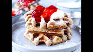 Gofry ryżowe bezglutenowe  Rice Waffles [upl. by Einaffets]