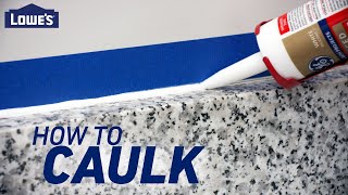 How To Caulk with a Caulking Gun [upl. by Oznarol677]