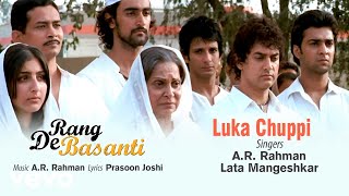 AR Rahman  Luka Chuppi Best Audio SongRang De BasantiAamir KhanLata MangeshkarSoha [upl. by Hecht153]