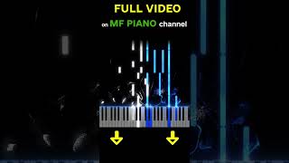 How to play Slimane  Mon Amour 🇫🇷 France Eurovision 2024 on piano shorts [upl. by Sirtimid]