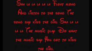 Kiss The Girl  The Little Mermaid Lyrics [upl. by Lahsiv]