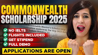 Study Masters amp PhD for FREE in UK  Commonwealth Scholarship UK 2025 Is OPEN [upl. by Ioab361]