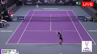 Świątek vs Gauff Wta Live Stream  Wta Finals Cancun 2023  Iga Świątek vs Coco Gauff WTA Live [upl. by Norym206]