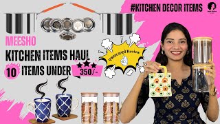 quotKitchen Glam Meesho Decor Haul 🍽️✨quot meesho kitchen items haul [upl. by Elleimac]