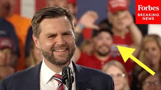 Audience Boos CNN Reporter Asking JD Vance About Trump’s Relationship With Gov Brian Kemp [upl. by Abihsat]