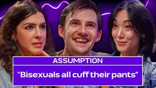 Bisexuals Respond to Your Assumptions ft Aiden Calvin Tricia Birdy Veronica Valdes [upl. by Chrystal]