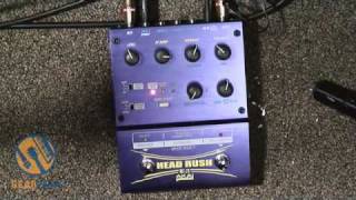 Akai E2 Head Rush Delay  Looper Pedal Demonstration Part One [upl. by Eittod858]