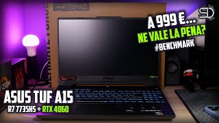 TESTIAMO UN PC PORTATILE DA GAMING NE VALE LA PENA ASUS TUF A15 RTX 4060 [upl. by Ille394]