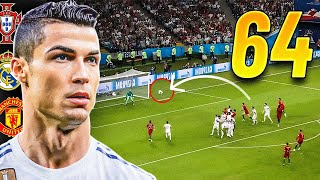 Todos los GOLES de Cristiano Ronaldo de FALTA ⚽🔥 [upl. by Eiramait]