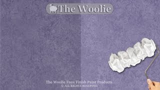 Rag Roller Faux Finish Painting by The Woolie How To Paint Walls FauxPainting [upl. by Dorolisa]