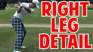 How to Use Your Right Leg in The Golf Swing  Crazy Detail [upl. by Anedal57]