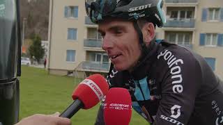 Romain Bardet  Interview à larrivée  Stage 1  Tour de Romandie 2023 [upl. by Pinkerton958]