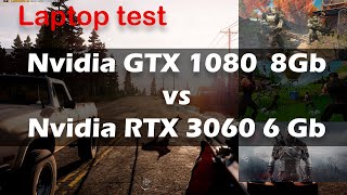 Nvidia GTX 1080 vs Nvidia RTX 3060 Laptop fps test [upl. by Endys]