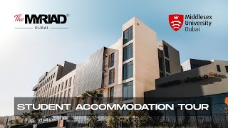 Student Accommodation Tour  The Myriad Dubai [upl. by Gannes]