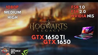 Hogwarts Legacy  Tested on GTX 1650 amp GTX 1650 Ti  AMD FSR 20 Tested [upl. by Stoneham924]