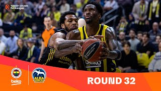 Fenerbahce Beko IstanbulALBA Berlin  Round 32 Highlights  202324 Turkish Airlines EuroLeague [upl. by Ynehteb]