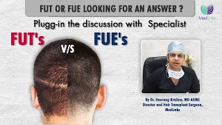 FUT vs FUE Hair Transplant  What You NEED to Know  Best Hair Transplant Clinic in Delhi [upl. by Nosila]