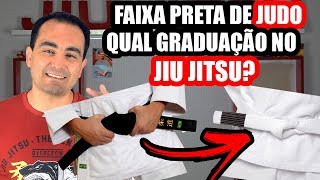 O FAIXA PRETA DE JUDO COMEÇA COM QUE FAIXA NO JIU JITSU [upl. by Darnell]