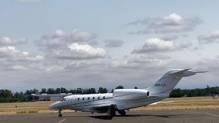 Cessna Citation X Takeoff [upl. by Madge]