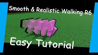 How to make smooth and realistic walking R6 Robot in build a boat for treasure [upl. by Dalton]