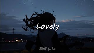 Billie Eilish Khalid  Lovely Lyrics [upl. by Yenttihw774]