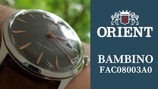 Recenzja NAJLEPSZY ZEGAREK ELEGANCKI DO 1000 ZŁ TO ORIENT BAMBINO [upl. by Aleirbag]