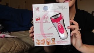 Using an Epilator The Emjoi Cashmere [upl. by Semyaj]