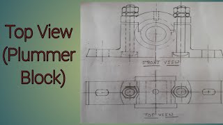 Plummer Block Assembly Drawing Top View [upl. by Cohla]