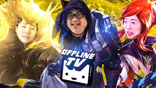 celine reacts to OFFLINETV FEAR PONG CHALLENGE 4 ft The Yard [upl. by Nikal]