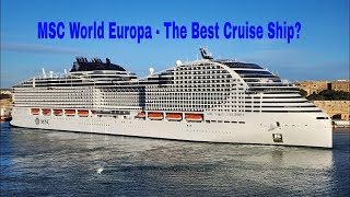 I Visited the Worlds LARGEST Cruise Ship  MSC World Europa [upl. by Gherlein579]