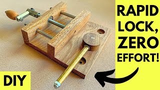 Ultimate FastRelease Vise  Save Time on Every Project woodworking diytools vise clamp [upl. by Kristan320]