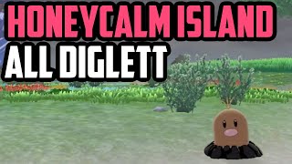 ALL Diglett Locations  Honeycalm Island Sword amp Shield DLC [upl. by Treva373]