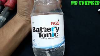 Battery Tonic Distilled Water And Hydro Metter Battery Tester In UrduHindi [upl. by Ellehsyt]