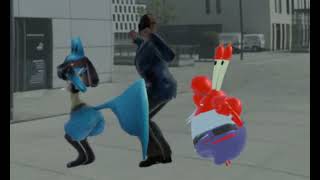 jason voorhees lucario and mr krabs dancing to sad piano music [upl. by Seroled]