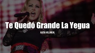 Alicia Villarreal  Te Quedó Grande La Yegua LETRA [upl. by Ylrehc]