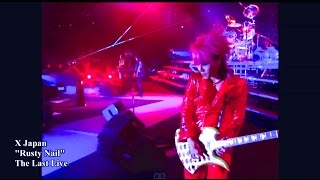 X Japan Rusty Nail from quotThe Last Livequot HD [upl. by Nnasus949]