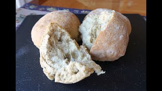 NoKnead Rosemary Bread Appetizer Loaves… super easy… foolproof… no machines updated [upl. by Charin610]