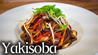 REZEPT Yakisoba gebratene Nudeln  Japanische vegetarische Nudeln  by Bernd Zehner [upl. by Ydde]