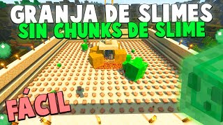 TUTORIAL La granja de slimes mas sencilla de Minecraft [upl. by Shira102]