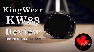 KingWear KW88 Review  The Pros and Cons of this Budget Smart Watch [upl. by Nilyad]