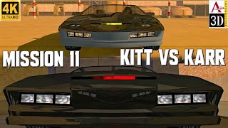 KITT VS KARR  Knight Rider 2 The Game Ending  Mission 11 A3D PC Gameplay [upl. by Adikram]