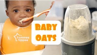 BEST BABY OATS PORRIDGE RECIPE TO MAKE AT HOME USING FORMULA FOR 46 months  WEANLED [upl. by Calendre735]