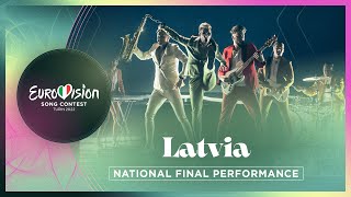 Citi Zēni  Eat Your Salad  Latvia 🇱🇻  National Final Performance  Eurovision 2022 [upl. by Darken]