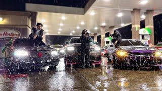 8 DODGE CHARGERS SHUTDOWN GAS STATION [upl. by Fauman]