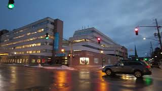 Walking around Fredericton in Winter [upl. by Ettigirb217]