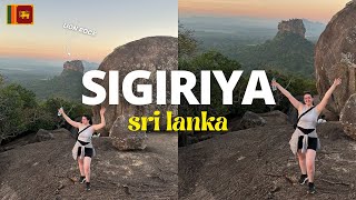 🇱🇰 48 hours in SIGIRIYA SRI LANKA Climbing Pidurangala Rock amp Visiting Lion Rock [upl. by Baerl]