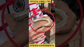 class 12 total internal reflection  optical fiber  experiment science comedy [upl. by Sebastian]