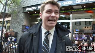 Interview Nick Fuentes shows up at CPAC [upl. by Klusek585]