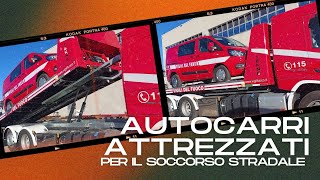 AUTOCARRI ATTREZZATI PER IL SOCCORSO STRADALE  TEKNE per Vigili del Fuoco [upl. by Ayatnwahs]